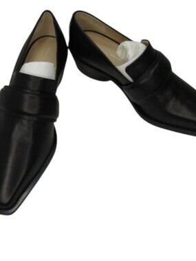 NEW PROENZA SCHOULER Bronco Loafers w/ Heel Strap – Black Leather – Women’s 8